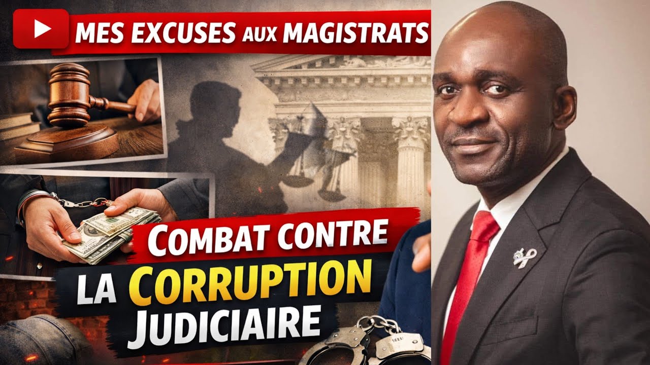 Mes excuses aux magistrats et mon combat contre la corruption judiciaire | Geoffroy Foumboula !