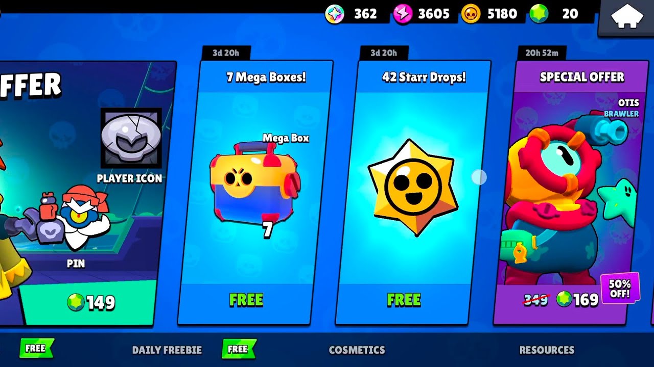 7 MEGA & 42 STARS DROP IN BRAWL STARS | FREE GIFT🎁 |