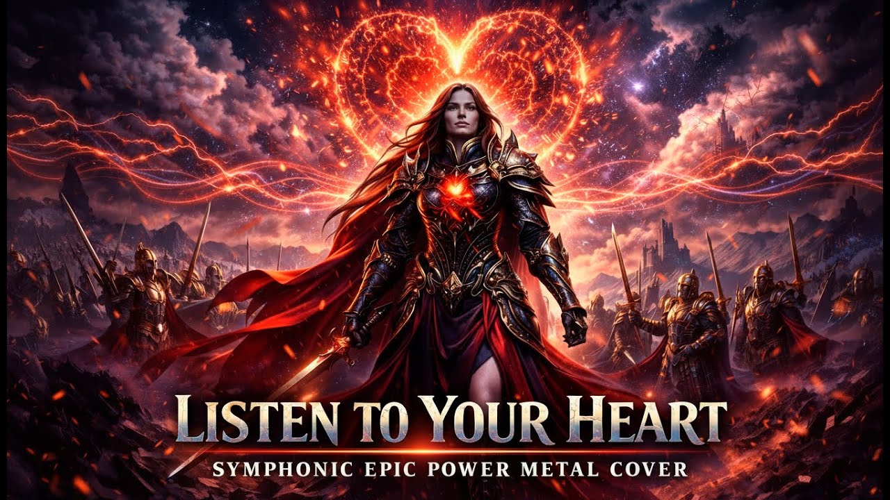 LISTEN TO YOUR HEART - AI Symphonic Epic Power Metal Cover