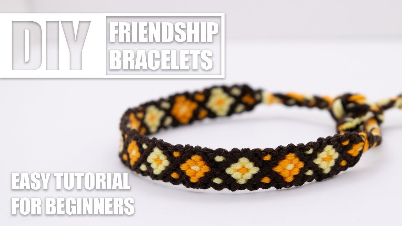 DIY Diamonds & Dots Friendship Bracelets  | Easy Tutorial for Beginners