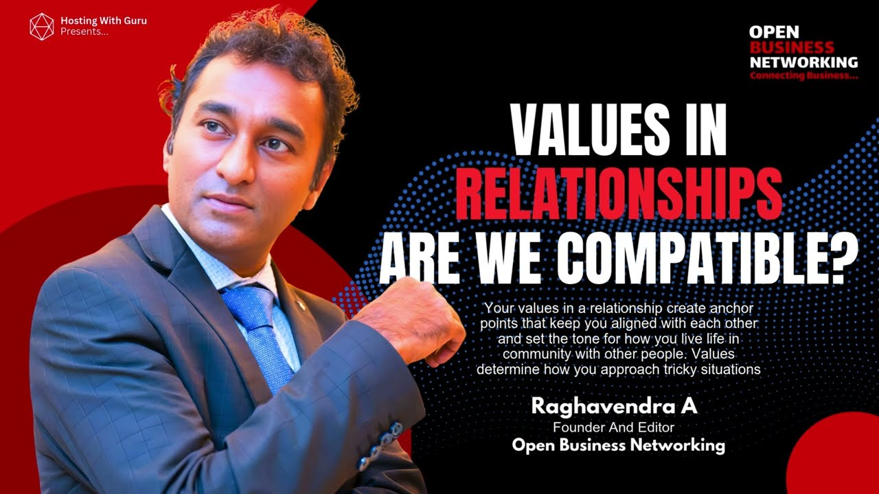 Values In Relationships Are We Compatible | Raghavendra Anjanappa