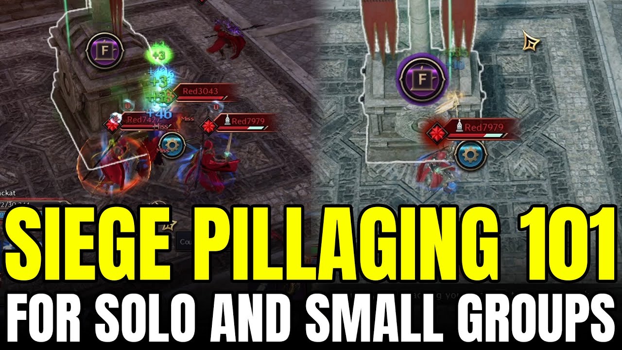 How Solo & Small Groups Win at Siege Pillaging | Throne and Liberty