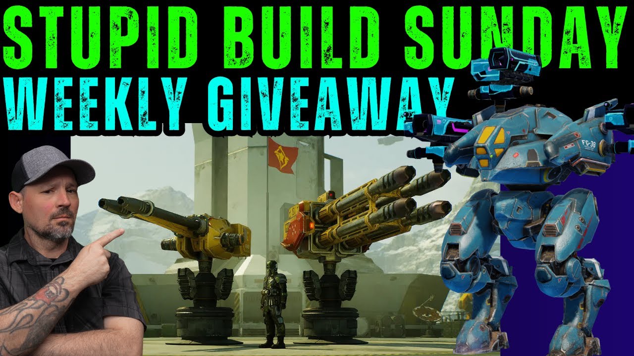 War Robots Weekly Giveaway & Stupid Hover Build | Pilum Giveaway