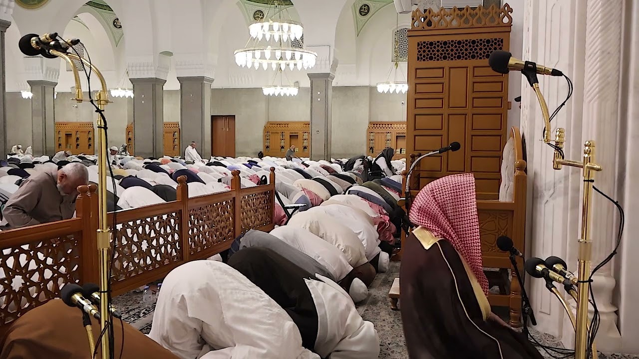 صلاة العشاء# وتلاوة من سورتي التحريم والمرسلات# السبت 14 شوال 1446هـ# الشيخ .  د ياسر المرعشي