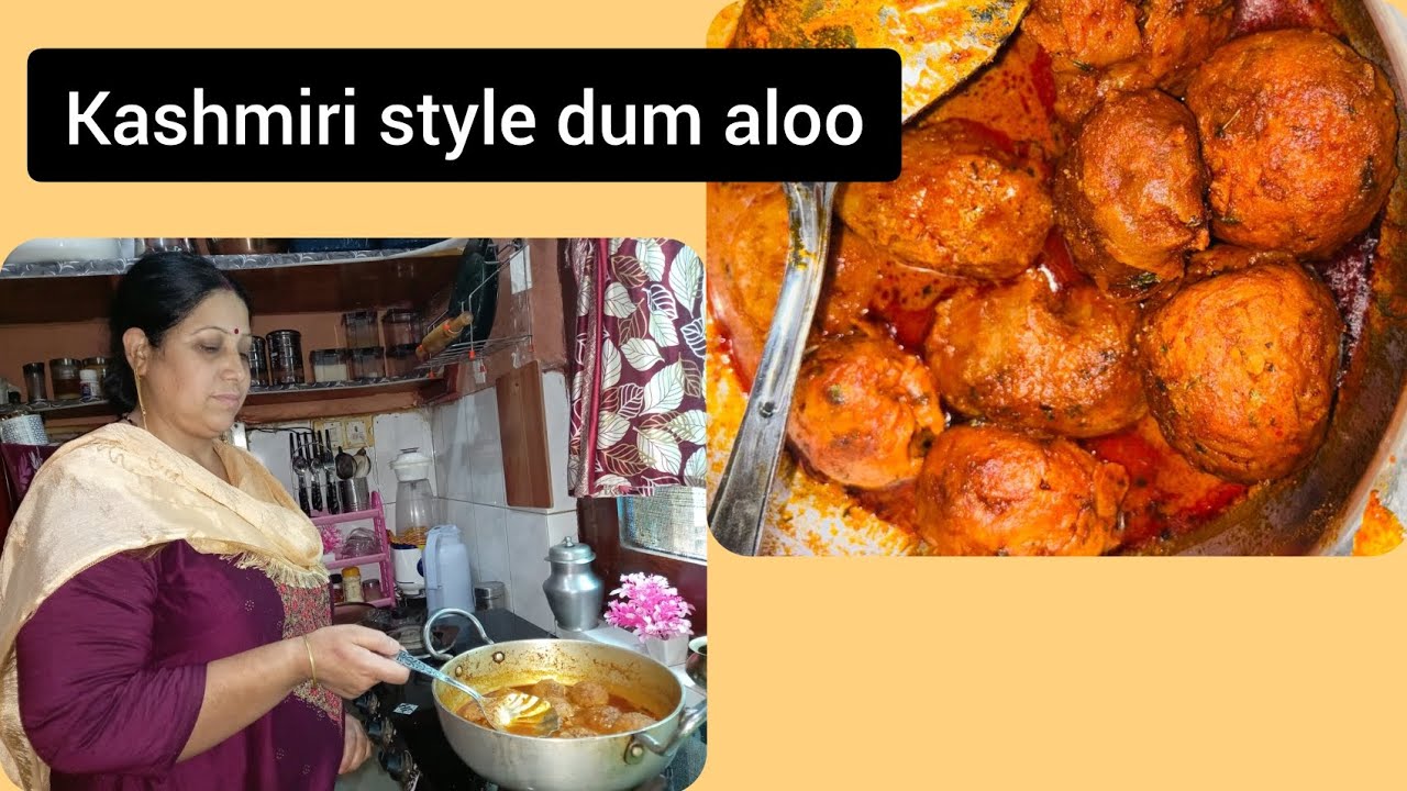 Kashiren hund favorite dum aloo || kashmiri style dum also || Sarla ji #kashmiri #cooking #koshur