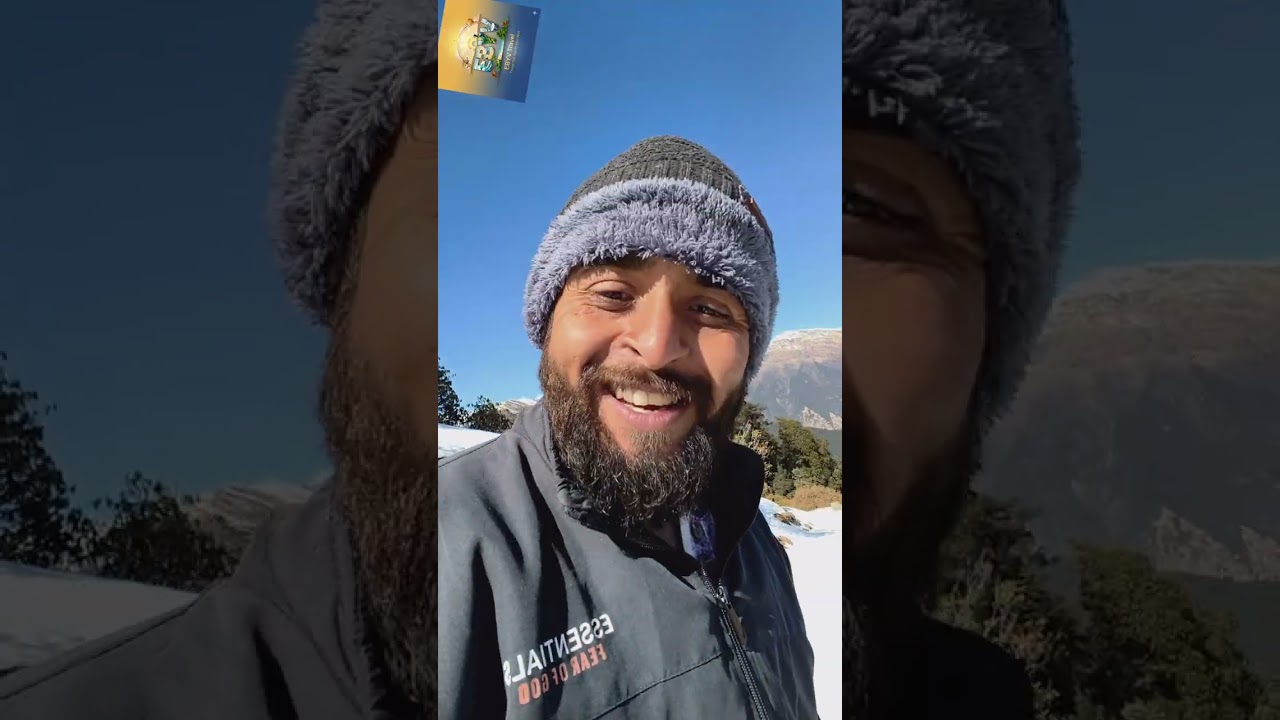 Tungnath in snow ❄️#travel #himalayantrip #mountains #snow #tungnath #rishikesh #uttarakhand #vlog 