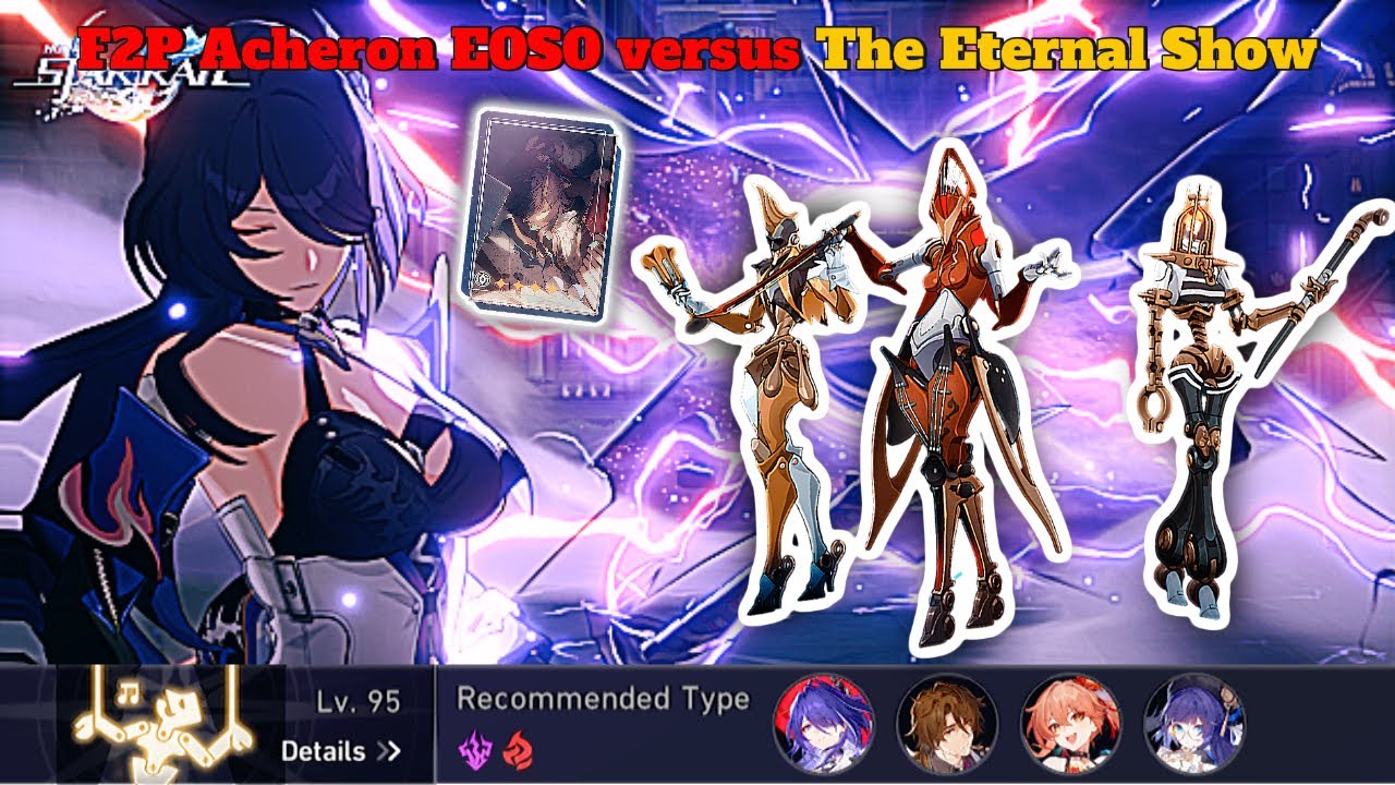F2P Acheron E0S0 vs The Eternal Show (with thought process & commenting} | Honkai Starrail | MOC 12