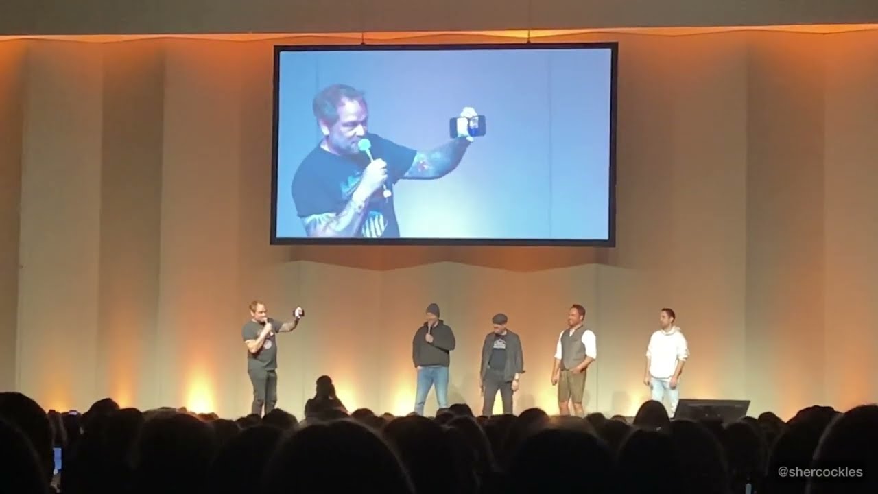 Purgatory 6 Con ~ Opening Ceremony ~ Sachin, David, Mark Sheppard, Mark Pellegrino, Jim, Samantha