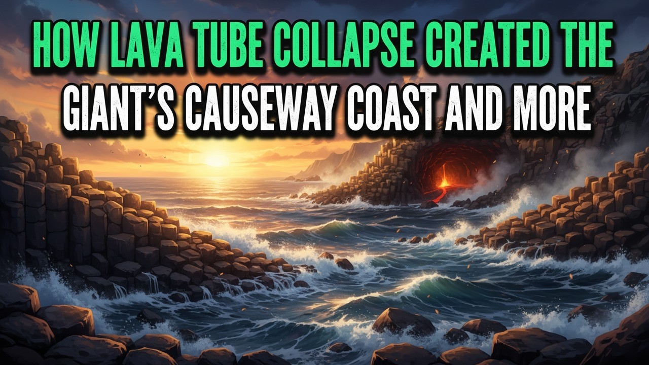 Nature Documentary For Sleep | How Lava Tube Collapse CREATED The Giant's Causeway Coast and more