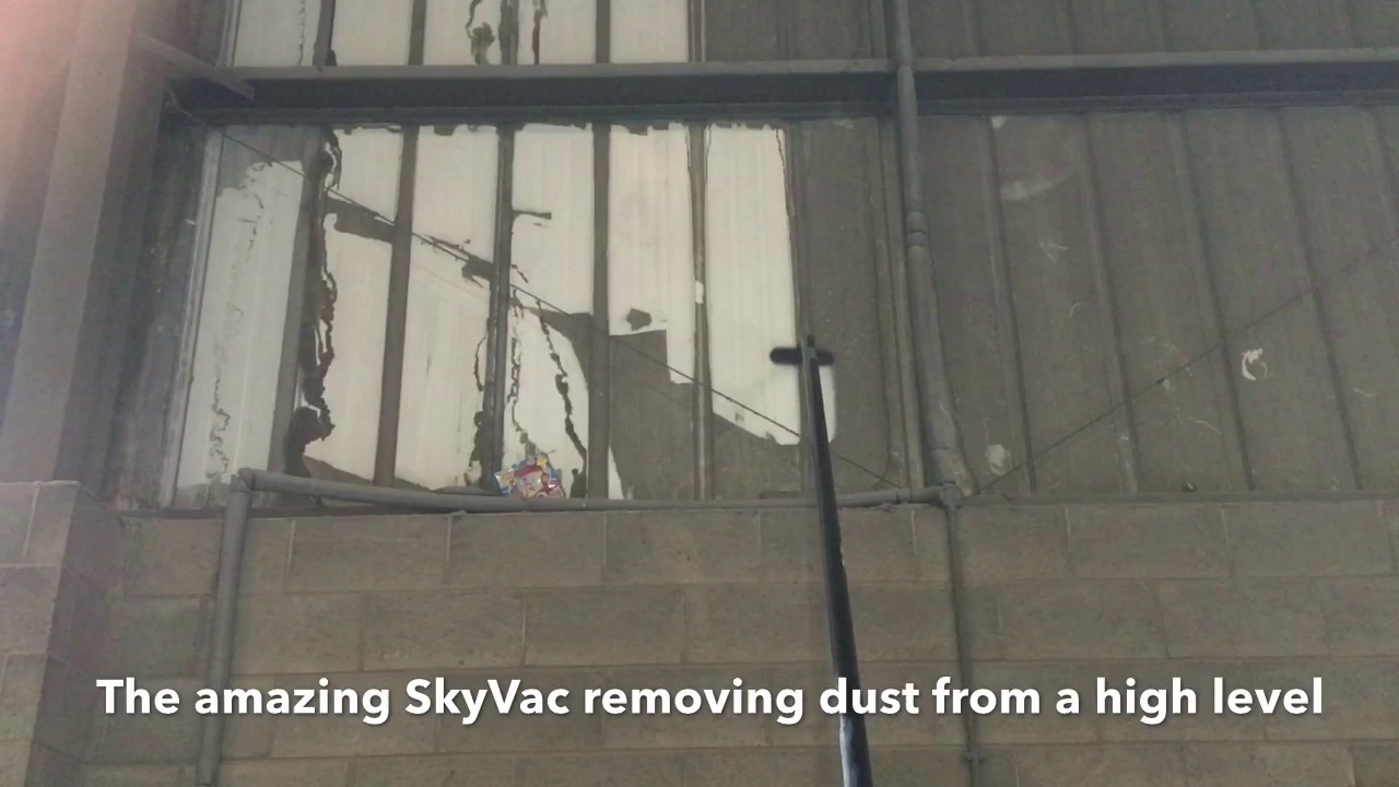 SkyVac in Action - Internal High Reach Vacuuming