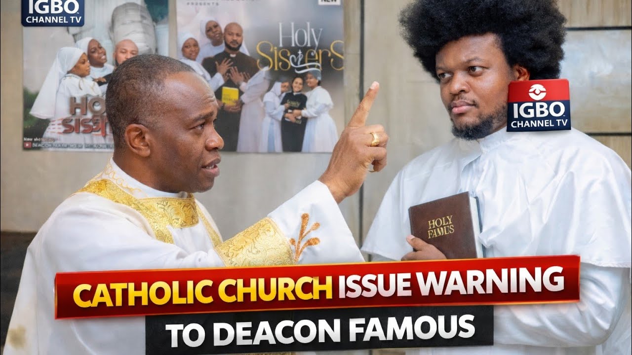 DEACON FAMOUS RECEIVES OFFICIAL WARNING FROM THE CATHOLIC CHURCH TO STOP MOCKERY!