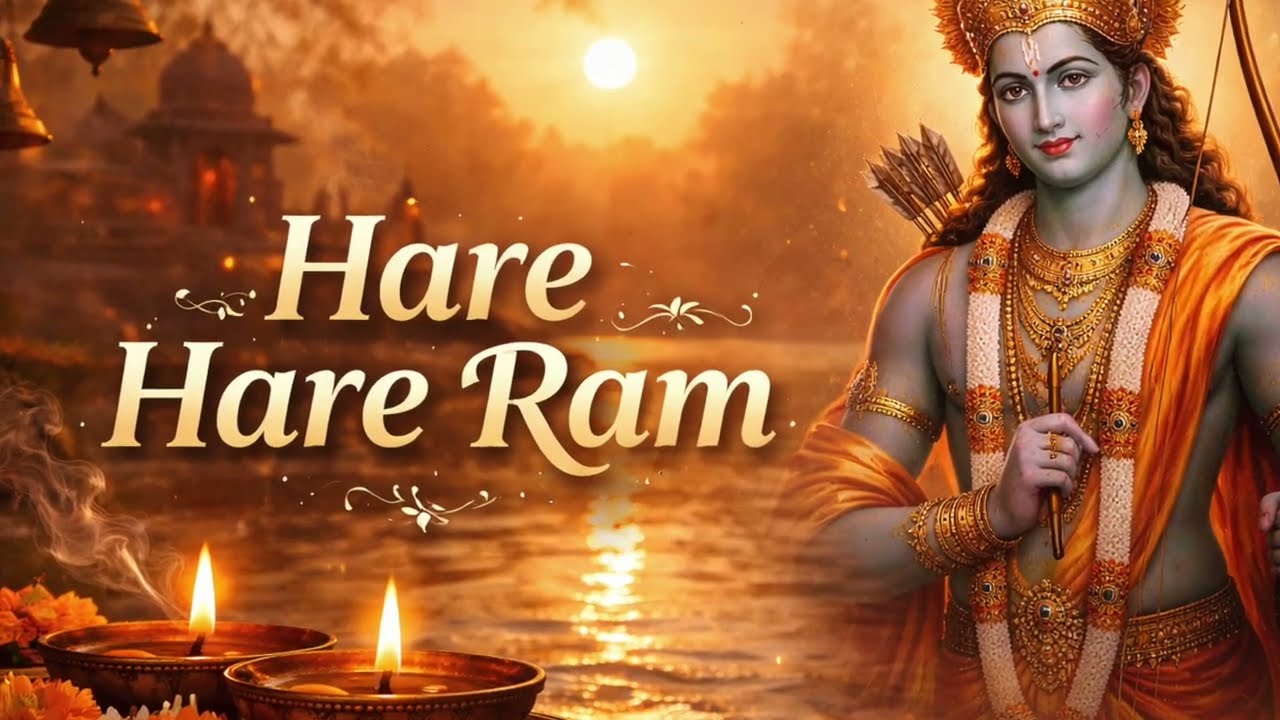 Hare Hare Ram Kirtan | Peaceful Ram Bhajan for Calmness & Meditation