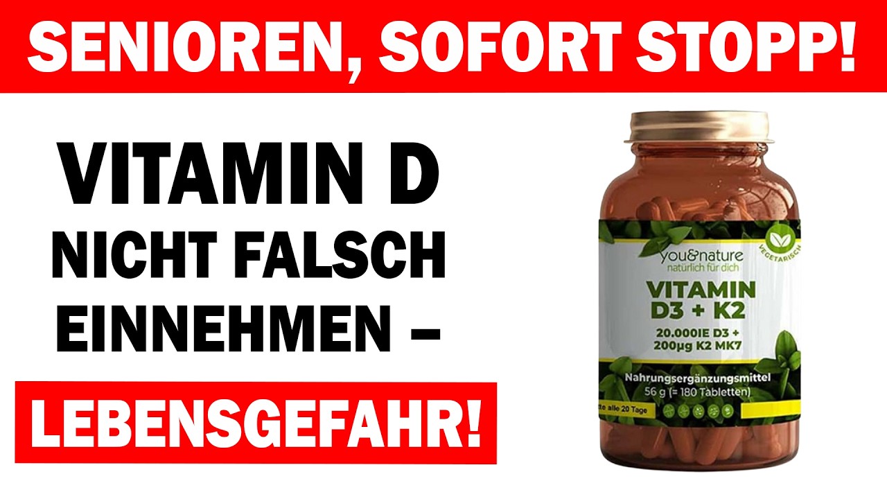 SENIOREN: Sie nehmen Vitamin D FALSCH ein – Ärzte erklären den häufigsten Fehler!