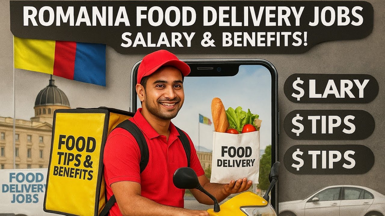 ROMANIA FOOD DELIVERY JOB & SALARY | FULL INTERVIEW & REAL EARNINGS | WORKING HOURS OF FOOD DELIVERY