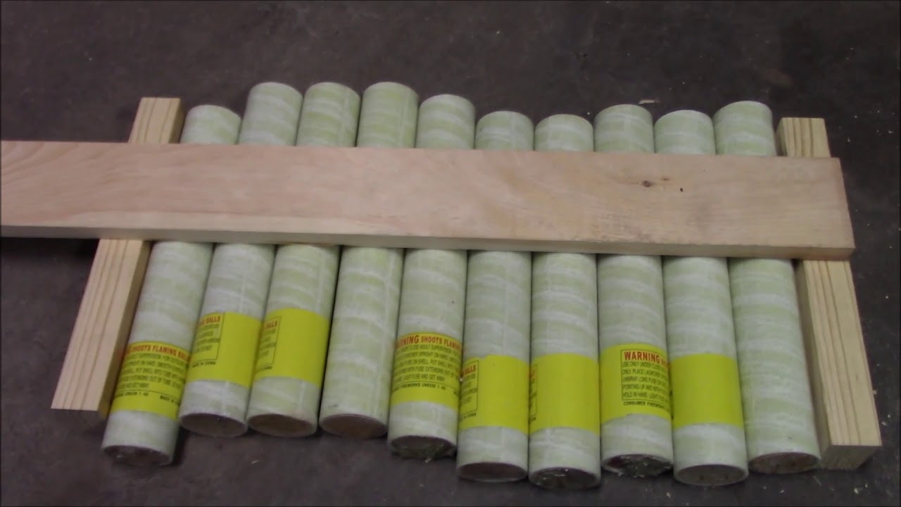 Fireworks racks and how to build one