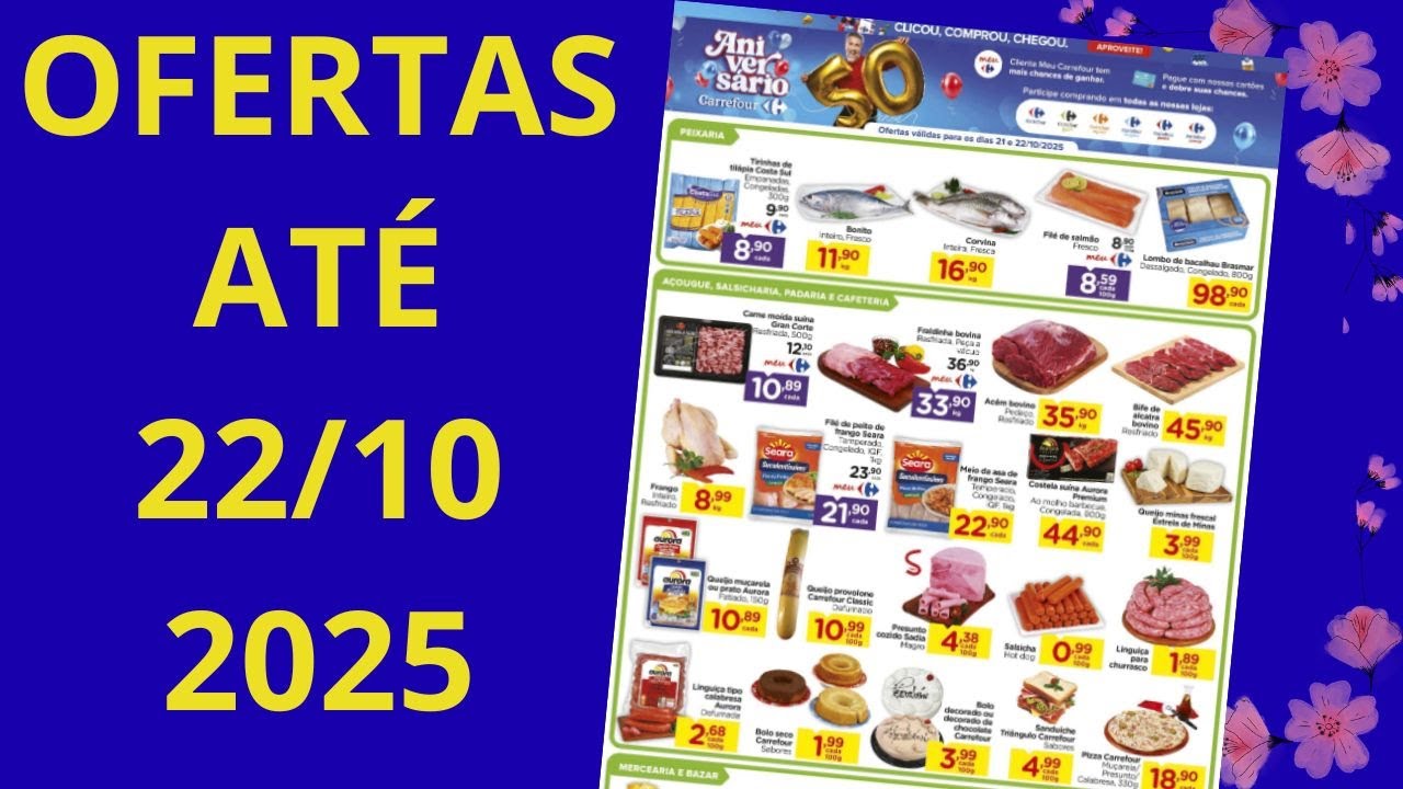 CARREFOUR OFERTAS AT&Eacute; 22 10 2025 FOLHETO OFERTAS FEIRA SP