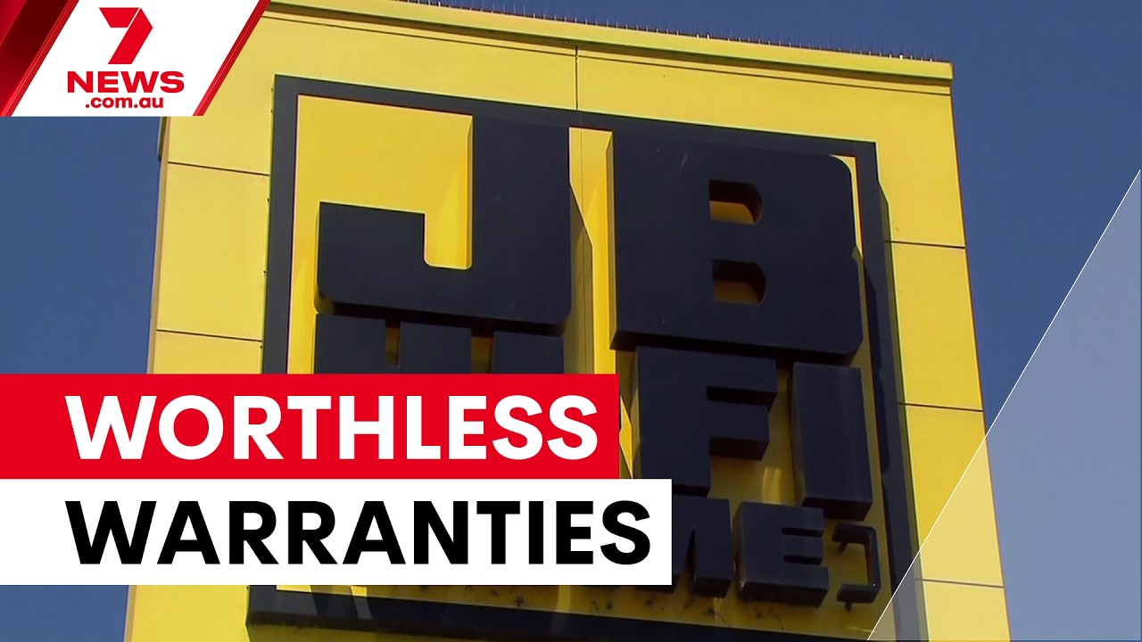 JB Hi-Fi грозит судебный иск из-за бесполезных гарантий | 7NEWS