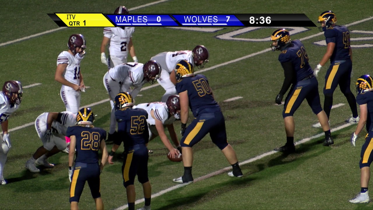 Football: Wolves vs Maples 10/16/2020