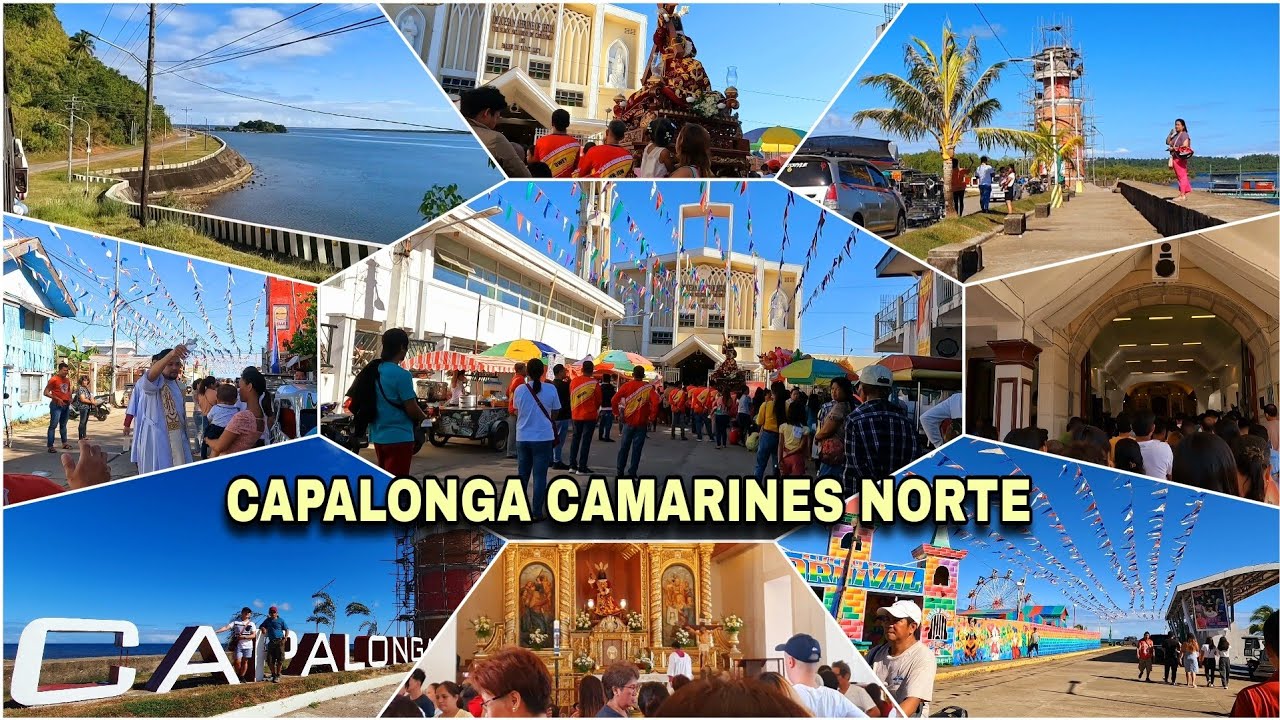CAPALONGA CAMARINES NORTE 🌿 Church of Black Nazarene📍Baywalk Lighthouse