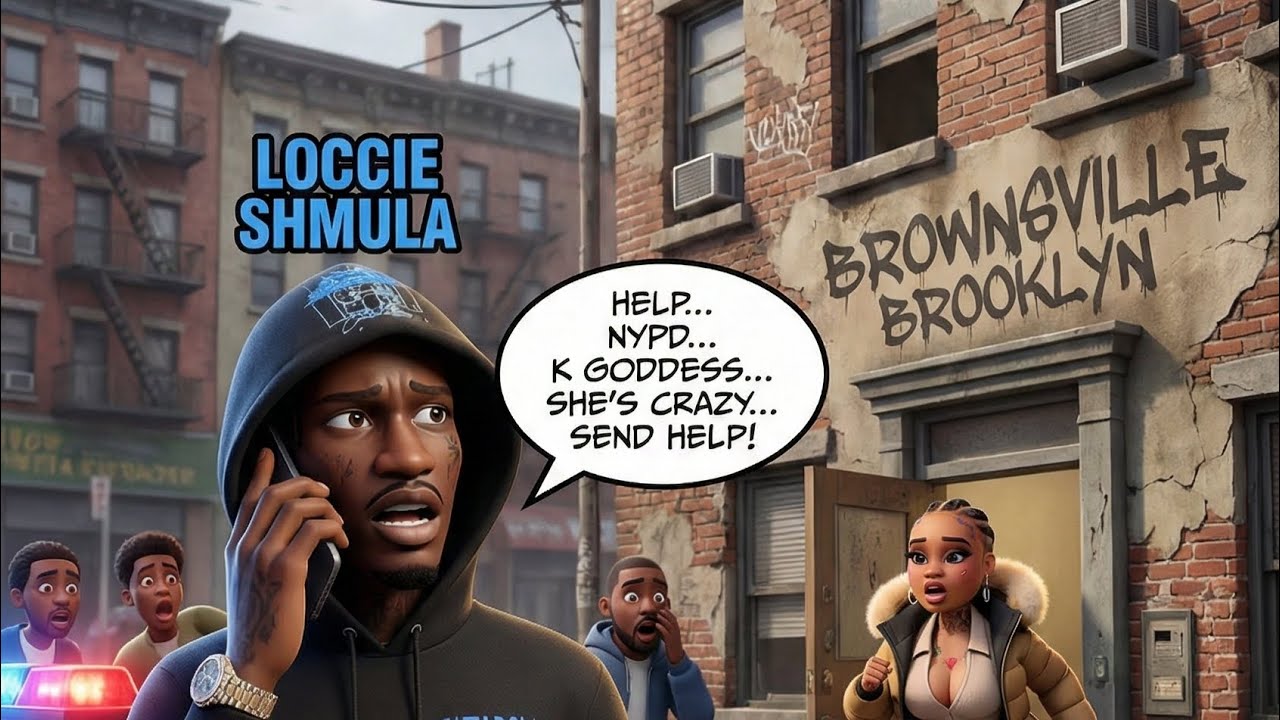 LOCCIE SHMULA CALLS POLICE ON HIS GIRL / BABY MOMS ..K GODDESS... #nyc #kgoddess #brooklyn #drama