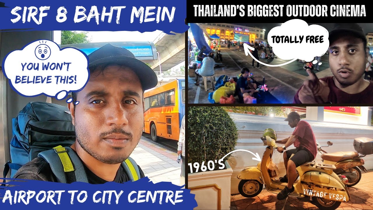 DMK Airport to City Centre in Just 8 Baht! 🇹🇭 | The Swing That Once Reached the Gods!