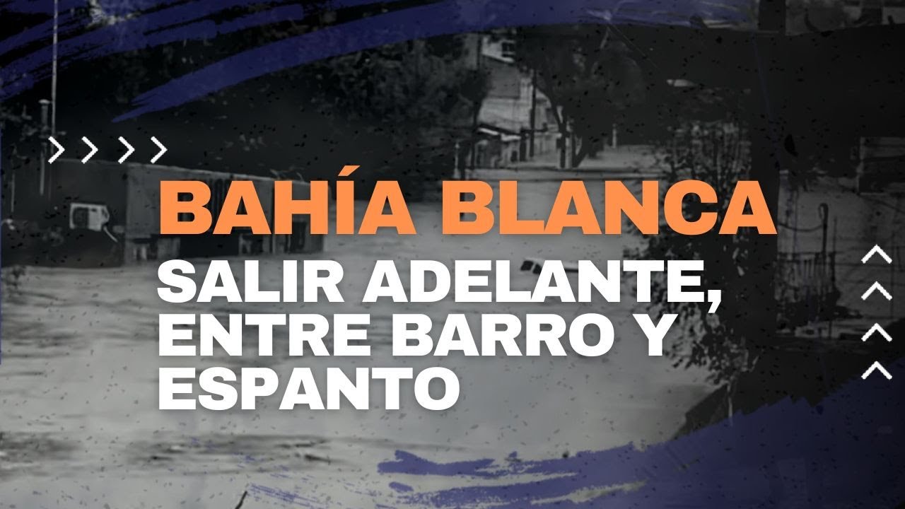 BAHÍA BLANCA, SALIR ADELANTE entre BARRO y ESPANTO - Telefe Noticias