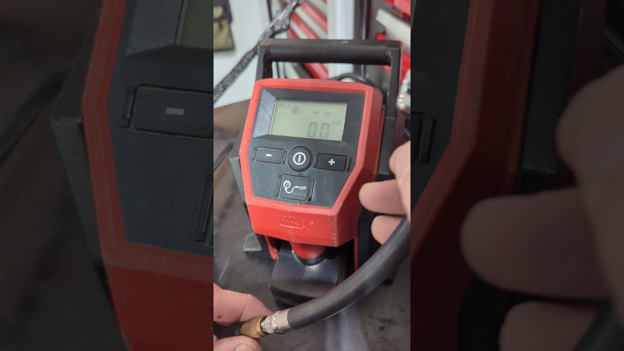 Milwaukee M12 compact inflator accessory for quick connect valve stem #milwaukee8 #plumbingsupplies
