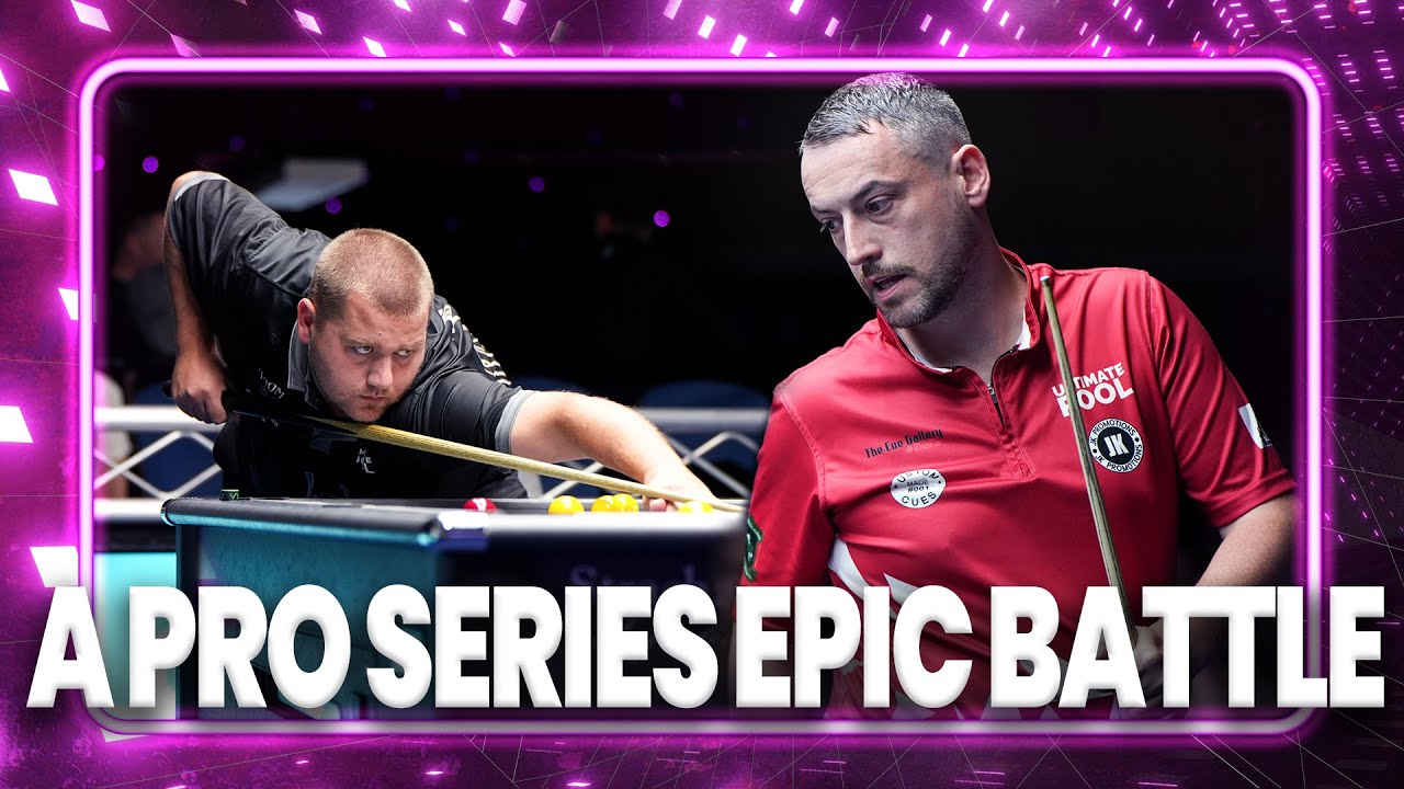 A PRO SERIES EPIC THAT GOES TO THE WIRE. Gary Clarke versus the unstoppable Tom Cousins. #pool