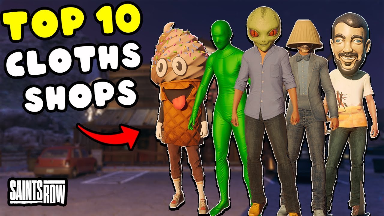 Where to find the BEST clothes in saints row (Cool Clothes)