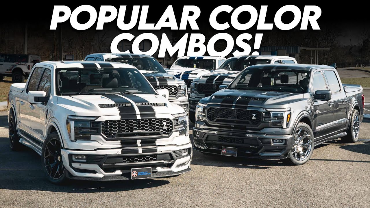 Subtle Power: These Shelby F-150 Colors Are Among The Most Popular
