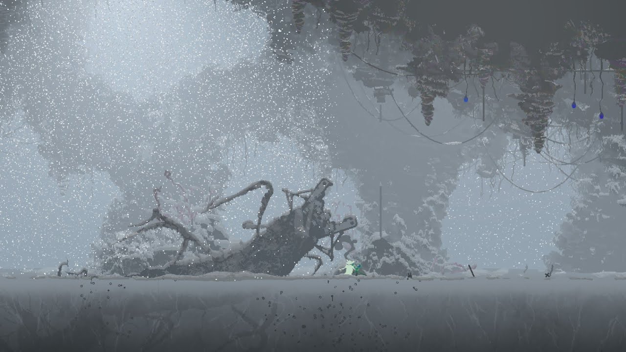 Rain World - Saint explores the Bleached Grotto