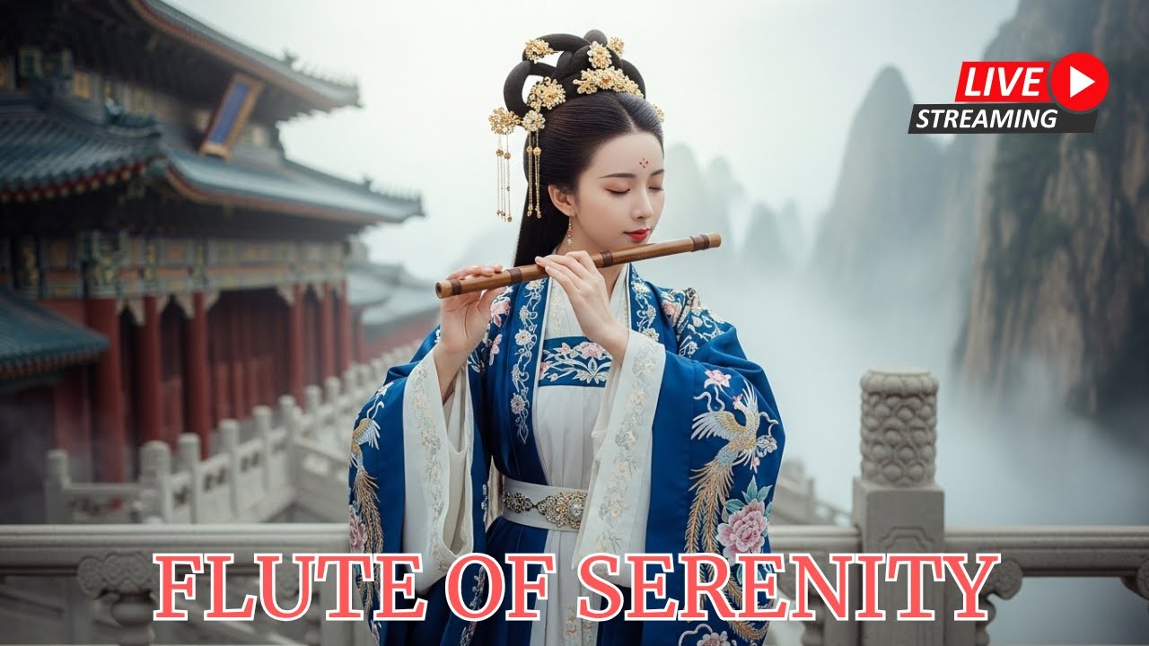 Healing Bamboo Flute LIVE 🍃 Soft Instrumental for Relaxation & Study 疗愈竹笛直播｜学习与放松