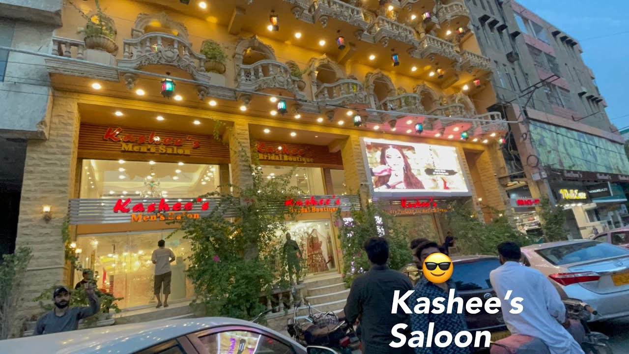 Kashee’s Saloon at Tariq Road Karachi city