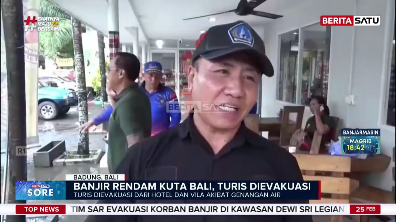 Turis Mancanegara Terjebak Banjir di Kawasan Pulau Dewata #Beritasatu