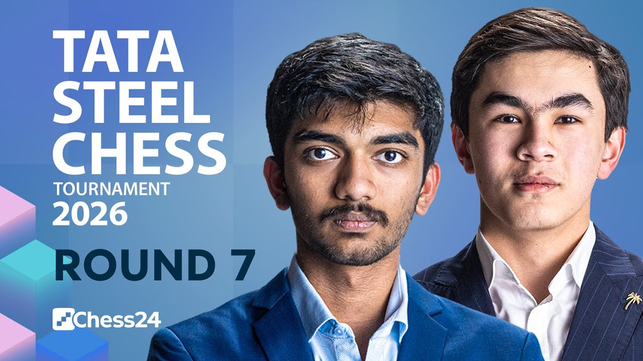 Tata Steel Wijk Aan Zee 2026: Will Nodirbek & Sindarov Remain Unbeaten As Hans & Vincent Trail? Rd 7