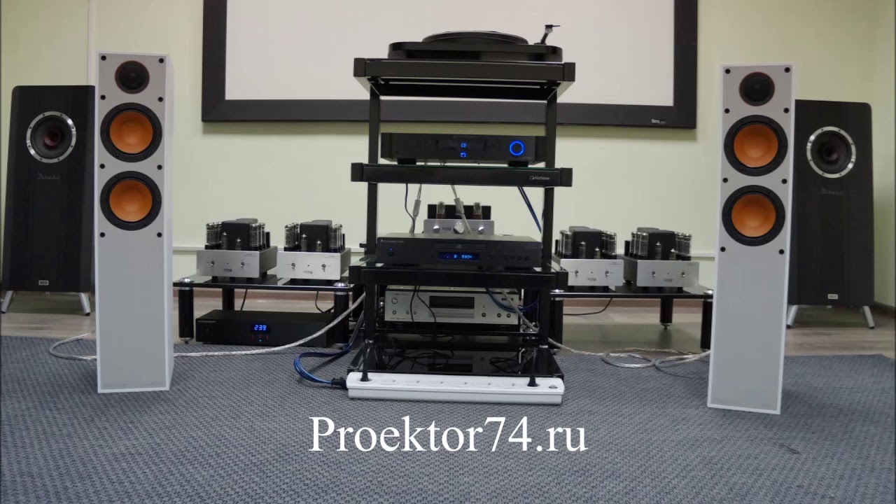 Прослушивание напольной акустики Monitor Audio  Monitor 200 White