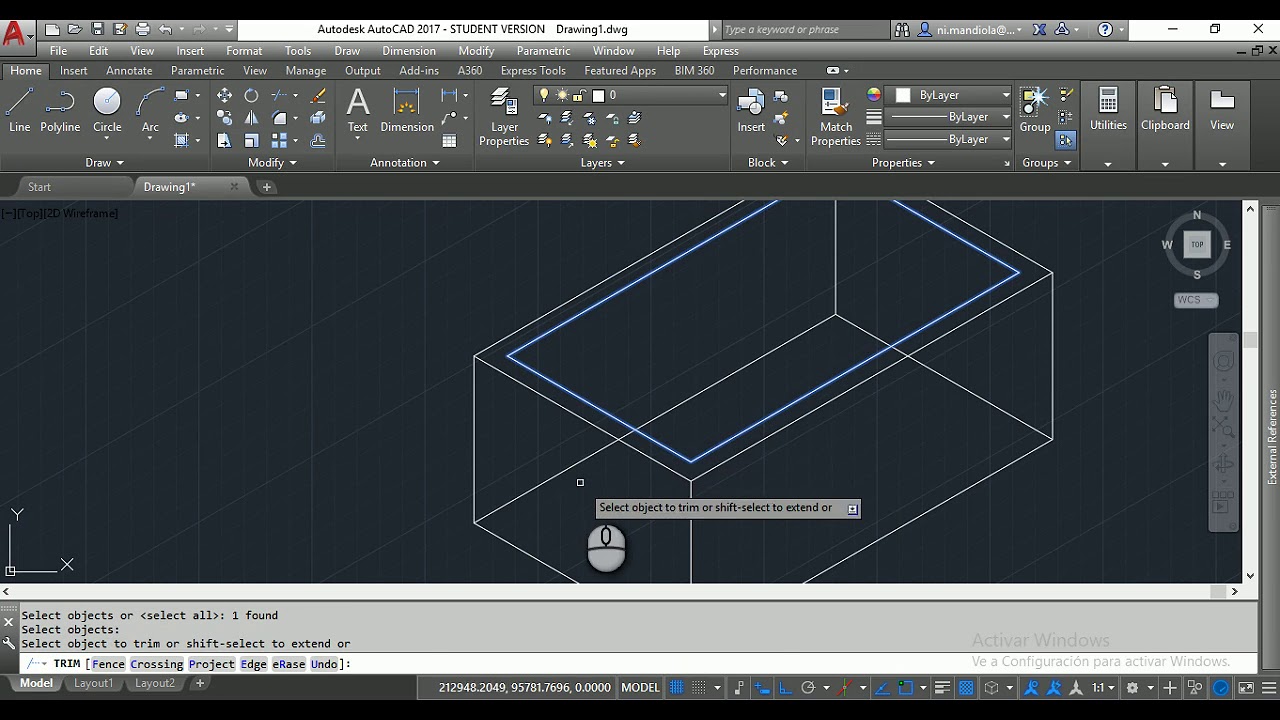 Iniciando autocad #3 axonometrica