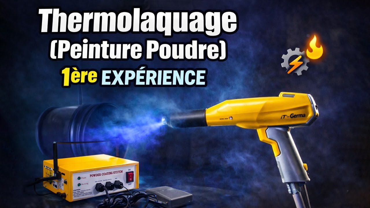 Thermolaquage ou peinture poudre à la maison...