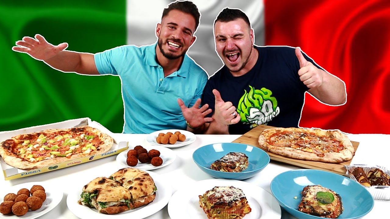 Probando COMIDA TÍPICA de ITALIA con CENANDO con PABLO
