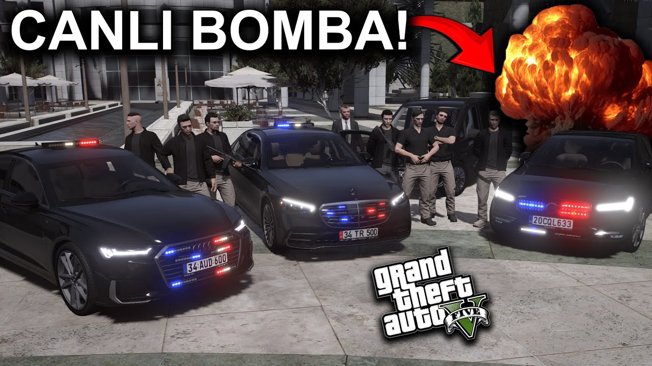 BAŞKANA SUİKAST GİRİŞİMİ !!!  - BAŞKAN KORUMA KONVOYU !! - GTA 5 ROLEPLAY