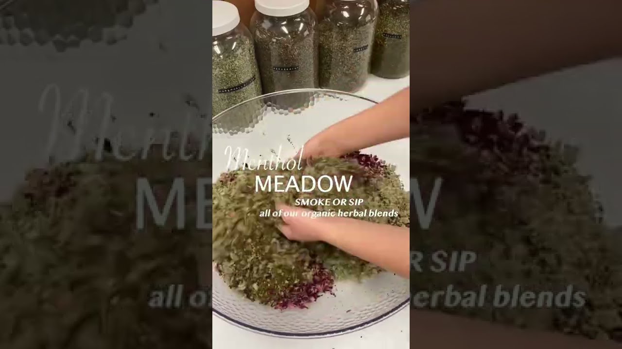 Our organic herbal smoke blends can also be made into tea!