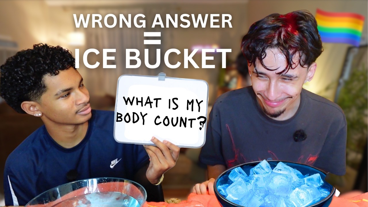 COUPLE TELEPATHY TEST… WRONG ANSWER = ICE WATER! 🥶🏳️‍🌈