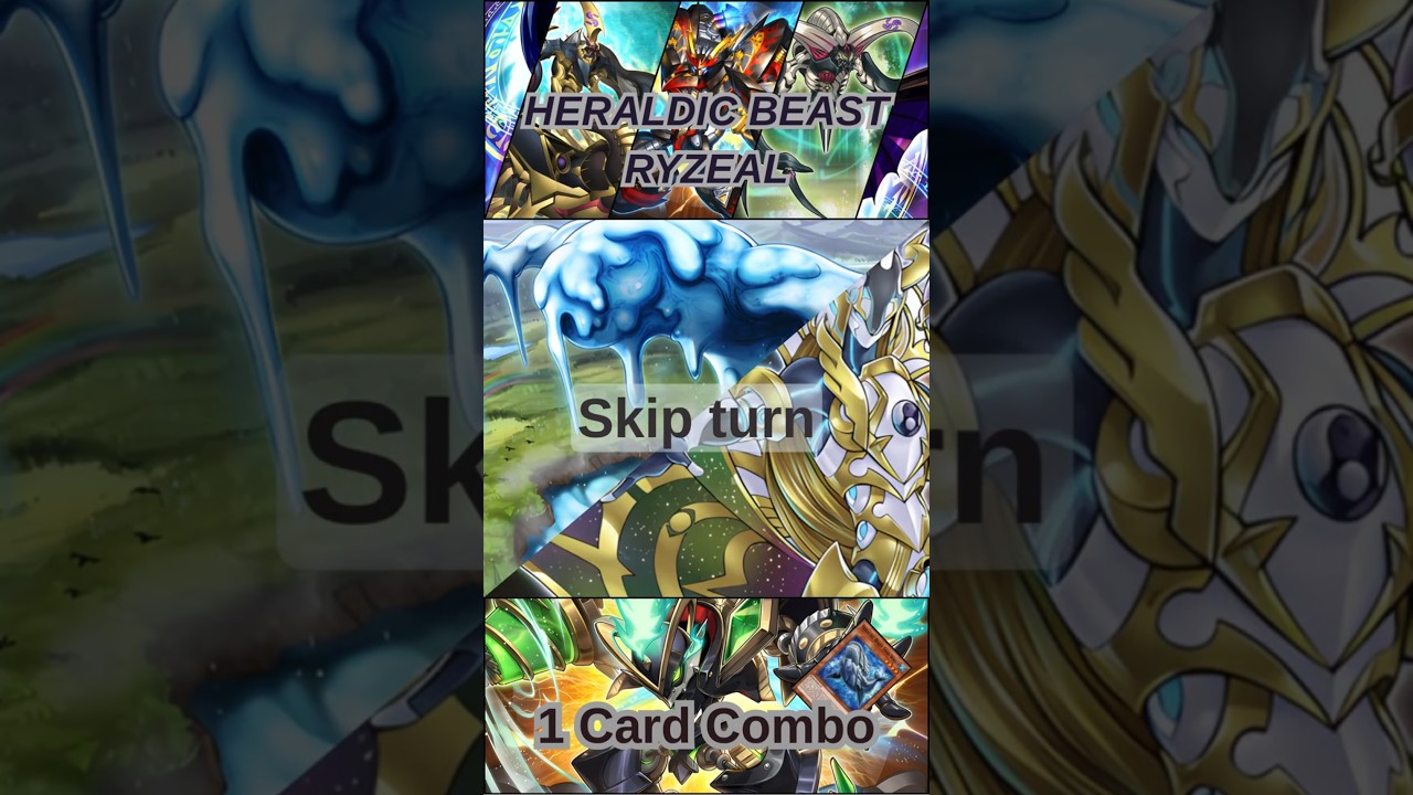 Heraldic Beast Ryzeal | 1 Card Skip Turn Combo || MDPro3