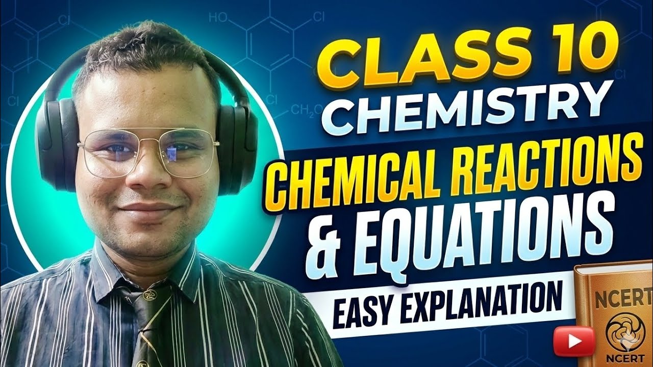 🔥📚 Chemical Reactions & Equations °Class 10 NCERT One Shot #viral #rajsirasansol #science #chemistry