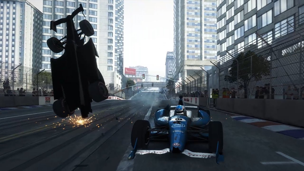 GRID AUTOSPORT. El coche de Elon Musk cae!!