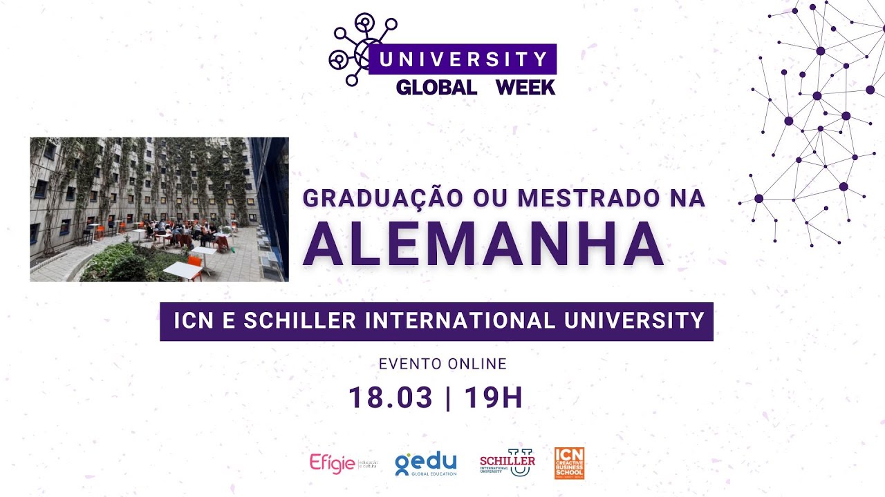 18/03 - University Global Week: Oportunidades na Alemanha
