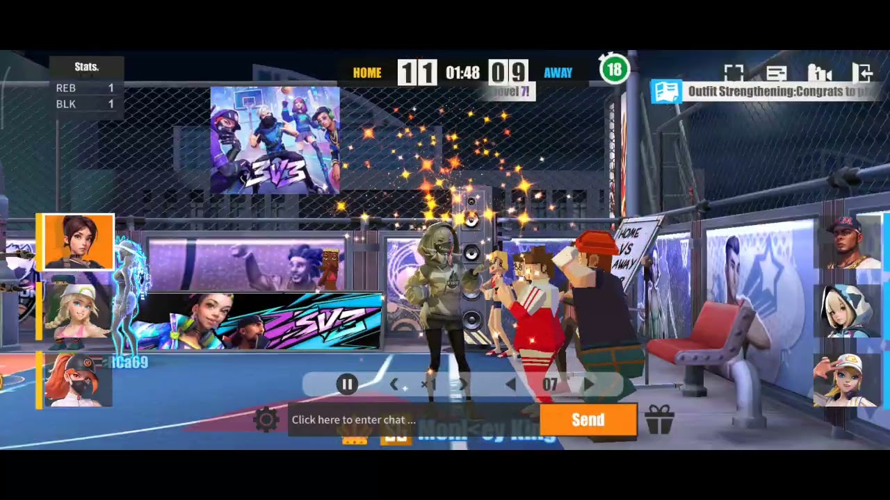Streetball Allstar Gameplay #10 - Lan