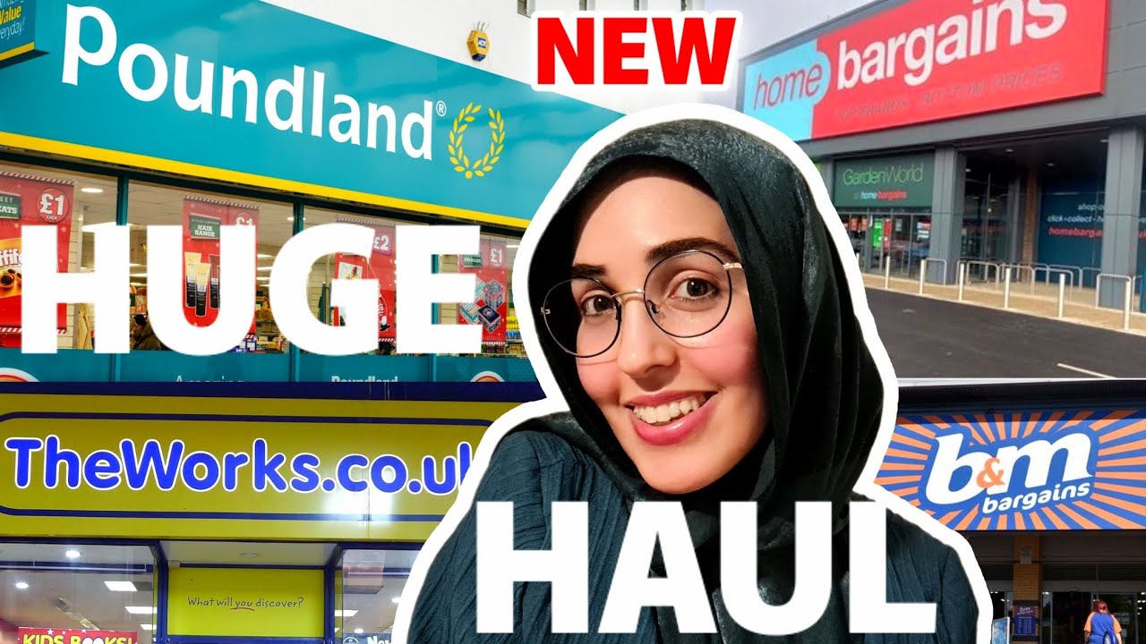 😍 HUGE NEW IN & SALE HAUL ✨️Shopping Vlog 🤩 Poundland, Home Bargains, B&M, Aldi, The Works & more 🥰