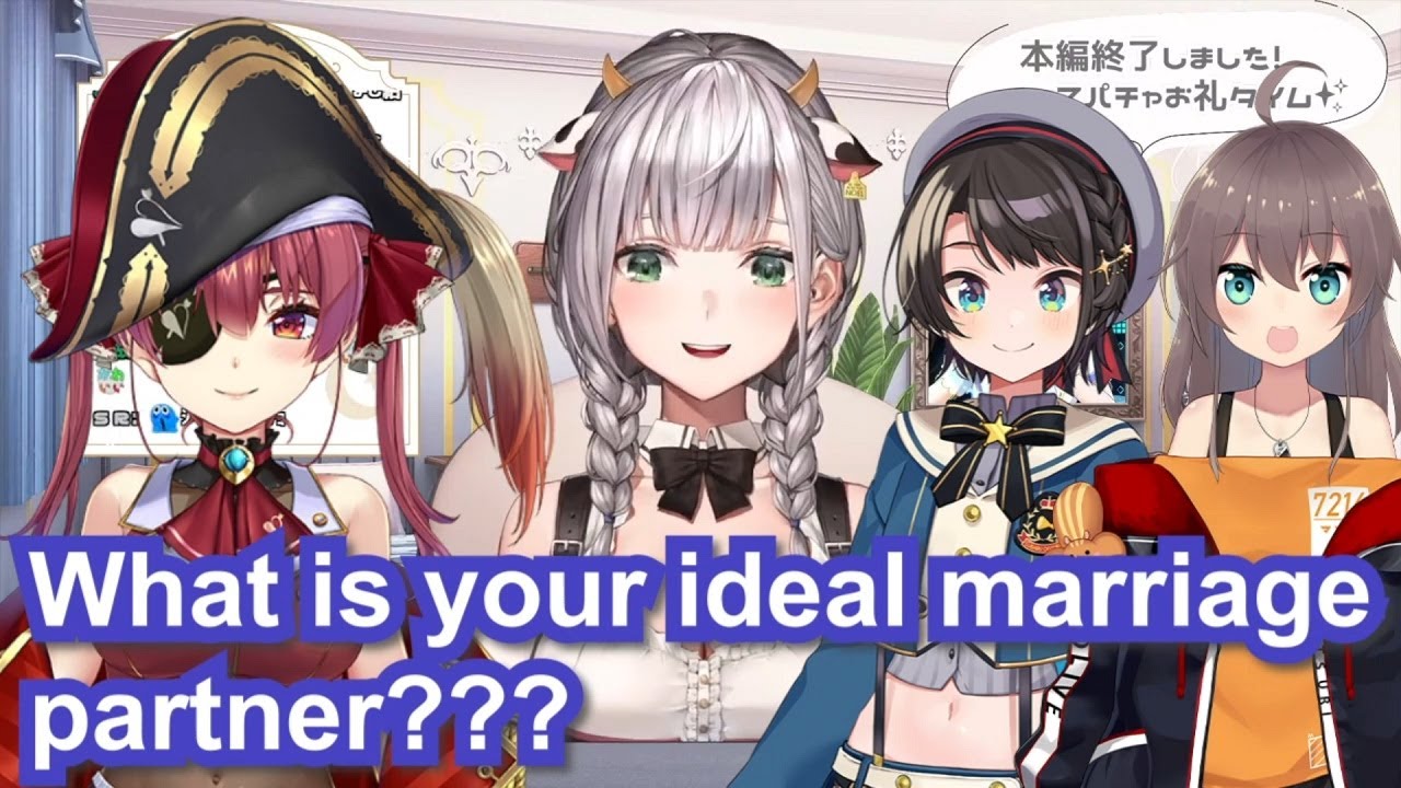 Compilation of holomem's Ideal marriage partners【Eng Sub / Wholesome / TeeTee / hololive】