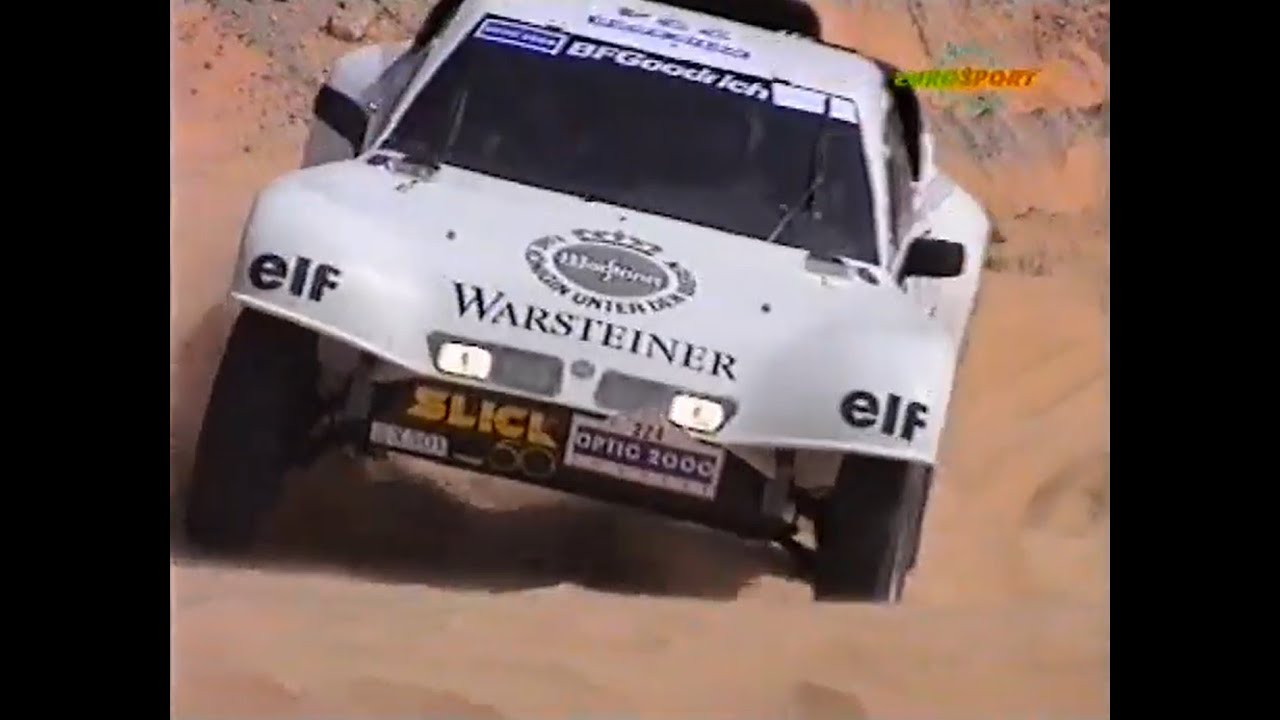 1994 Tunisia Rally Raid - Stage 3 - Citroen ZX - Schlesser Buggy - Eurosport